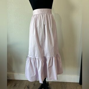 A New Day Light Purple Mermaid Fit Midi Skirt With Pockets Size Medium